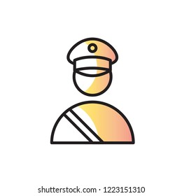 postman icon vector. job icon modern style