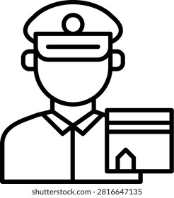Postman logistics delivery service mail postal