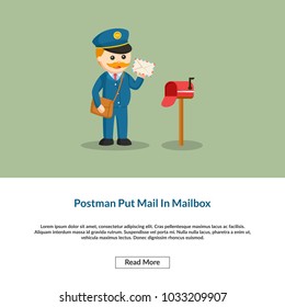 Postman Put Mail In Mailbox Information