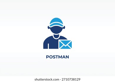 POSTMAN vetor, ícone ou logotipo sinal símbolo isolado ilustração