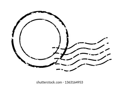 Postmark mark, icon, illustration, vector data