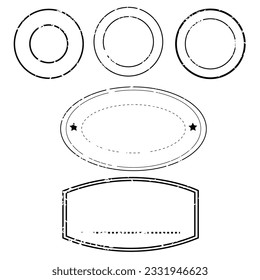 postmark vector elements ,Vintage postmark cachet, postal watermark