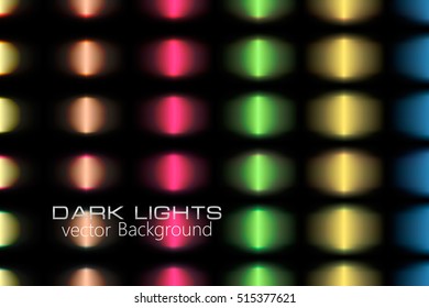 Postmodern background set. Blured colorful lights. Simple gradient overlay texture.
Vector EPS10