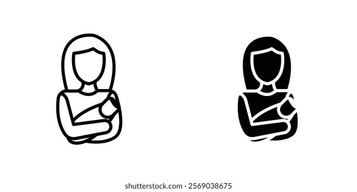 Postnatal care icons vector graphic pack