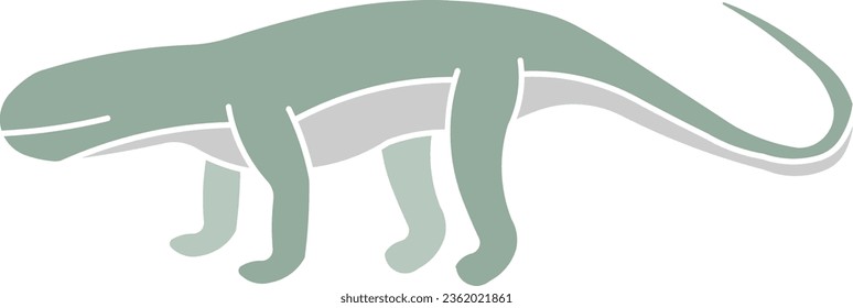 Postosuchus-Fleischfresser nach Krokodil