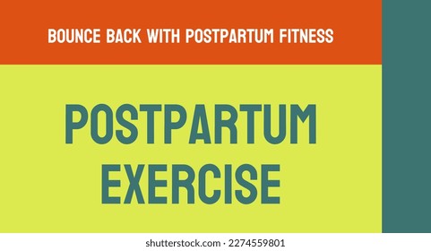 Postpartum exercise: A new mother doing yoga with her baby.