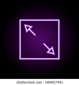 to postpone neon icon. Elements of photography set. Simple icon for websites, web design, mobile app, info graphics