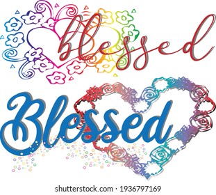 The posts are blessed with images of love and flowers.