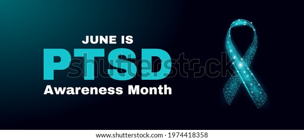 Posttraumatic Stress Disorder Awareness Month Concept Stock Vector ...