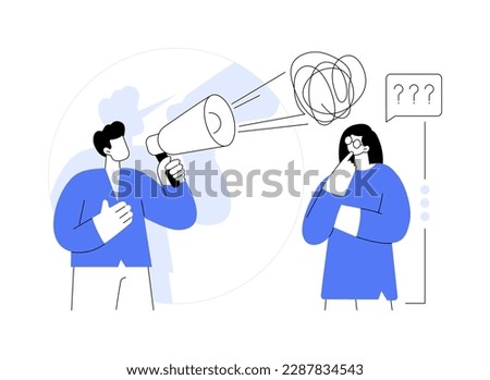 Post-truth abstract concept vector illustration. Post-truth discourse, modern philosophy, alternative fact, fake news, cyber propaganda, political extremism, emotion and belief abstract metaphor.