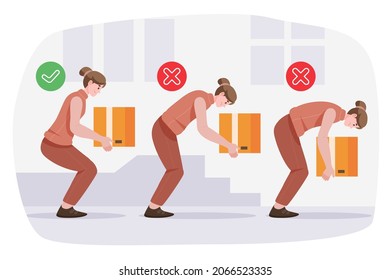 Posture Correction. Good, Right Or Bad, Wrong, Incorrect Spine Seat Position. Correct Posture Neck, Back. Human Health, Medical Diagram. Ergonomic Workstation, Workplace Sit. Vector Illustration. 
