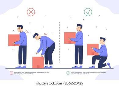 Posture Correction. Good, Right Or Bad, Wrong, Incorrect Spine Seat Position. Correct Posture Neck, Back. Human Health, Medical Diagram. Ergonomic Workstation, Workplace Sit. Vector Illustration. 
