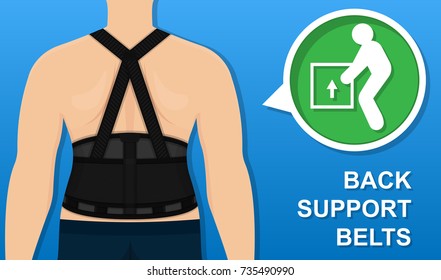 Posture Corrector Back Support Shoulder Back Brace Belt Lifting Protection