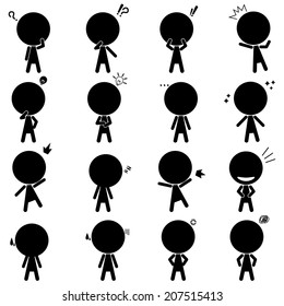 Posture Human Pictogram Icon 2