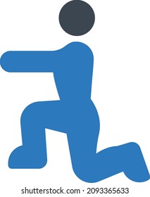 ilustración del vector de postura en un fondo transparente. Símbolos de calidad premium. Icono vector glifos para concepto y diseño gráfico.