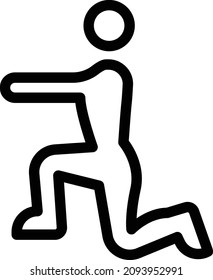 posture Vector illustration on a transparent background. Premium quality symbols. Stroke vector icon for concept and graphic design.