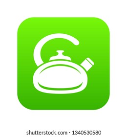 Pot bellied kettle icon. Simple illustration of pot bellied kettle vector icon for web