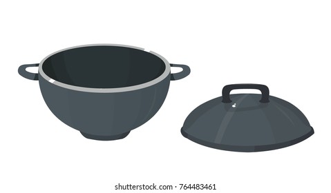 pot is boiling water