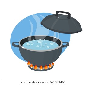 12,120 Pot of boiling water icon Images, Stock Photos & Vectors ...