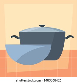 pot and bowl preparation cooking