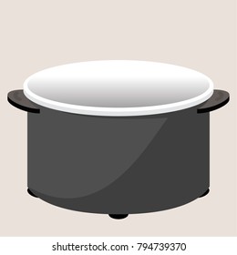 Pot cartoon vector. free space for text.
wallpaper.