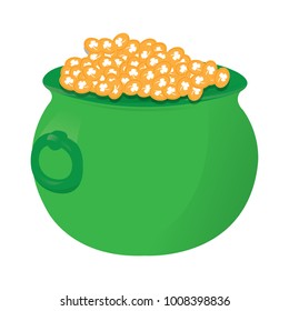 Pot with coins