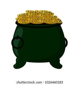 Pot with coins