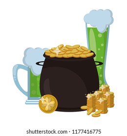 Pot coins and beers