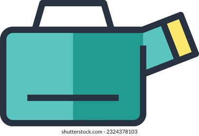 Pot Color Line Icon - Single Icon, Vector