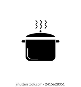 Pot Concept Line Icon. Einfache Elementgrafik. Umrisssymbol-Design des Topfkonzepts.