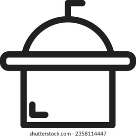 Pot Cook Cooking Outline Icon