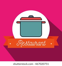 pot cook resturant icon vector illustration graphic
