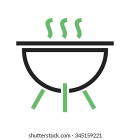 Pot, cooking, lid icon vector image. Can also be used for activities. Suitable for use on web apps, mobile apps and print media.