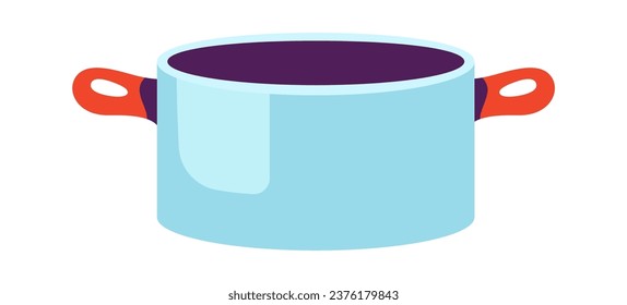 Pot Cooking Utensil Vector Illustration