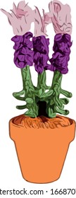 Pot Flower Butterfly Lavender Reductor