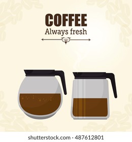 pot glass coffee maker graphic