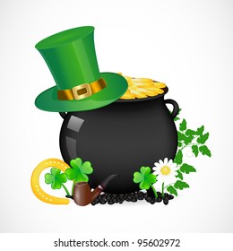 Pot with gold