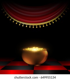 pot of gold in the dark