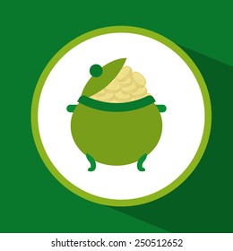 pot gold design, vector illustration eps10 graphic 
