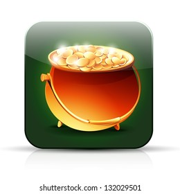 Pot of gold icon