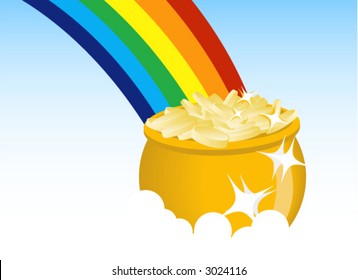 Pot of Gold - Vector