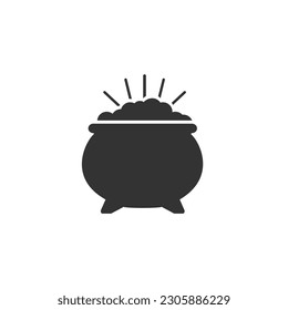 Pot of Gold Vector Icon Flat Sign