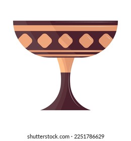 pot greek culture icon isolated