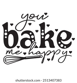 Pot Holder Baking Quotes Design Black and white