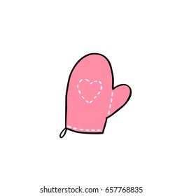 pot holder doodle icon