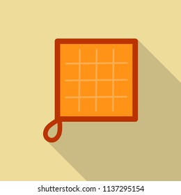 Pot holder icon. Flat illustration of pot holder vector icon for web design