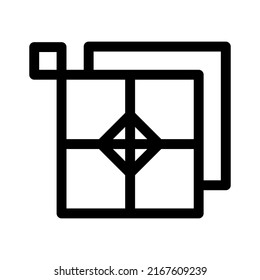 icono del portaobjetos o logotipo símbolo de signo aislado ilustración vectorial de alta calidad iconos vectoriales de estilo negro
