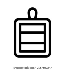 pot holder icon or logo isolated sign symbol vector illustration - high quality black style vector icons
