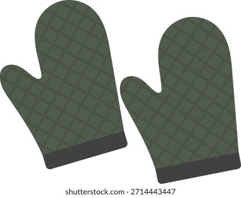 Topfhalter, Ofenhandschuhe Vektor.