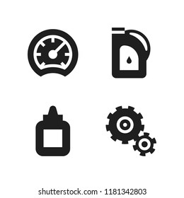 pot icon. 4 pot vector icons set. tools and utensils icons for web and design about pot theme